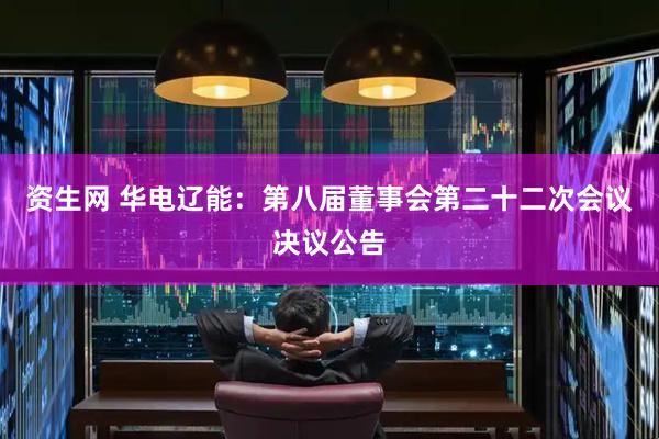 资生网 华电辽能：第八届董事会第二十二次会议决议公告