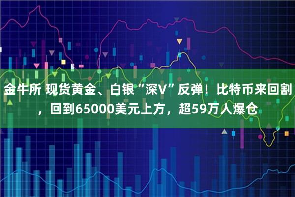 金牛所 现货黄金、白银“深V”反弹！比特币来回割，回到65000美元上方，超59万人爆仓
