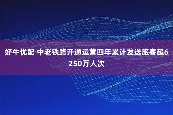 好牛优配 中老铁路开通运营四年累计发送旅客超6250万人次